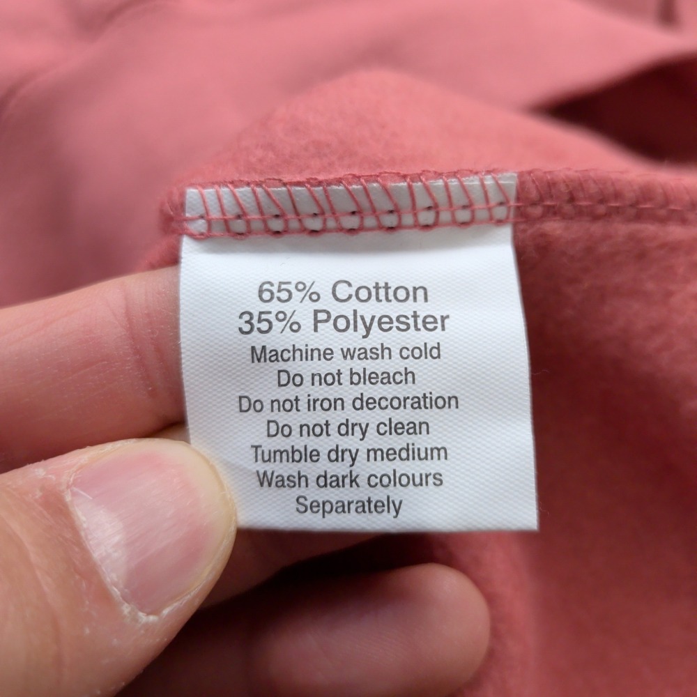 NEW Oxford University Hoodie Mens XXL Pink Official Merchandise Crest Sweatshirt - Picture 5 of 11